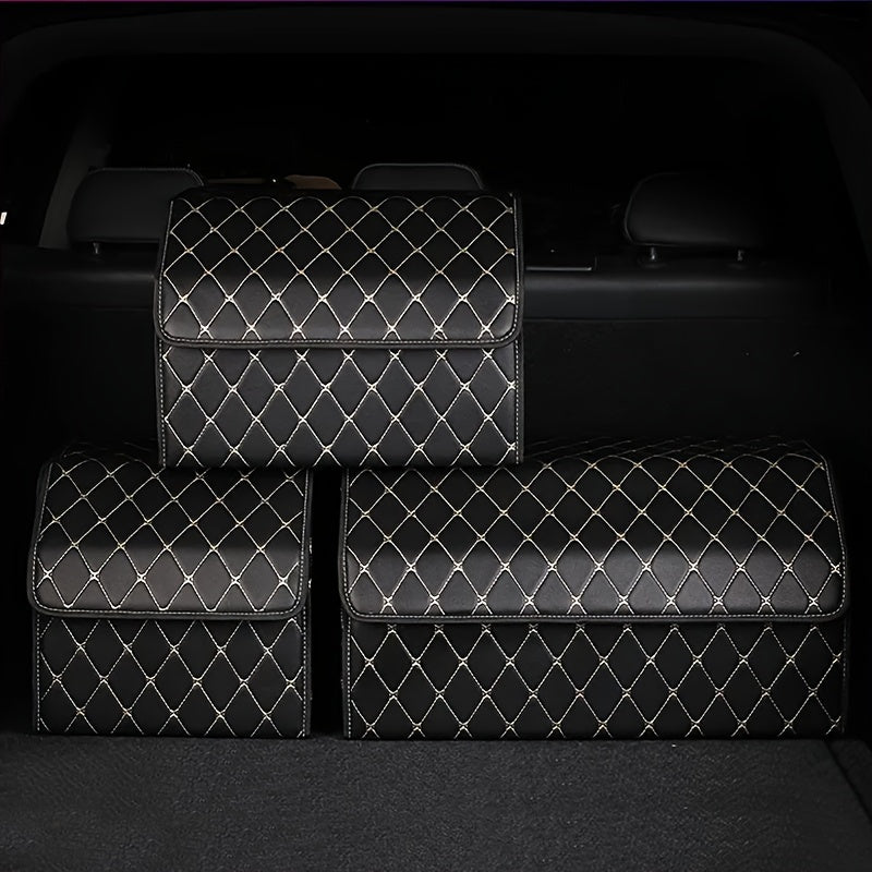 Cajón organizador para maletero de coche, caja de almacenamiento plegable para juguetes y comida