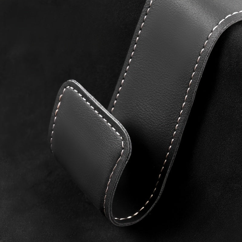 Car Universal PU Leather Car Seat Back Organizer Hanger for Keys Purses Coats