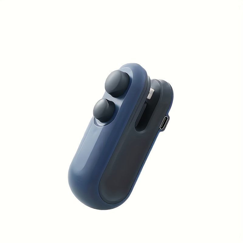 Portativ Snack Möhri - Qulay Dizayn - USB orqali zaryadlanadigan, Plastik Sumkalarni Möhrlash uchun Qo'l Mashi, Raqamli Ko'rsatkich bilan, Uyda Foydalanish uchun Ajoyib - Oq va Kulrang ranglarda mavjud.