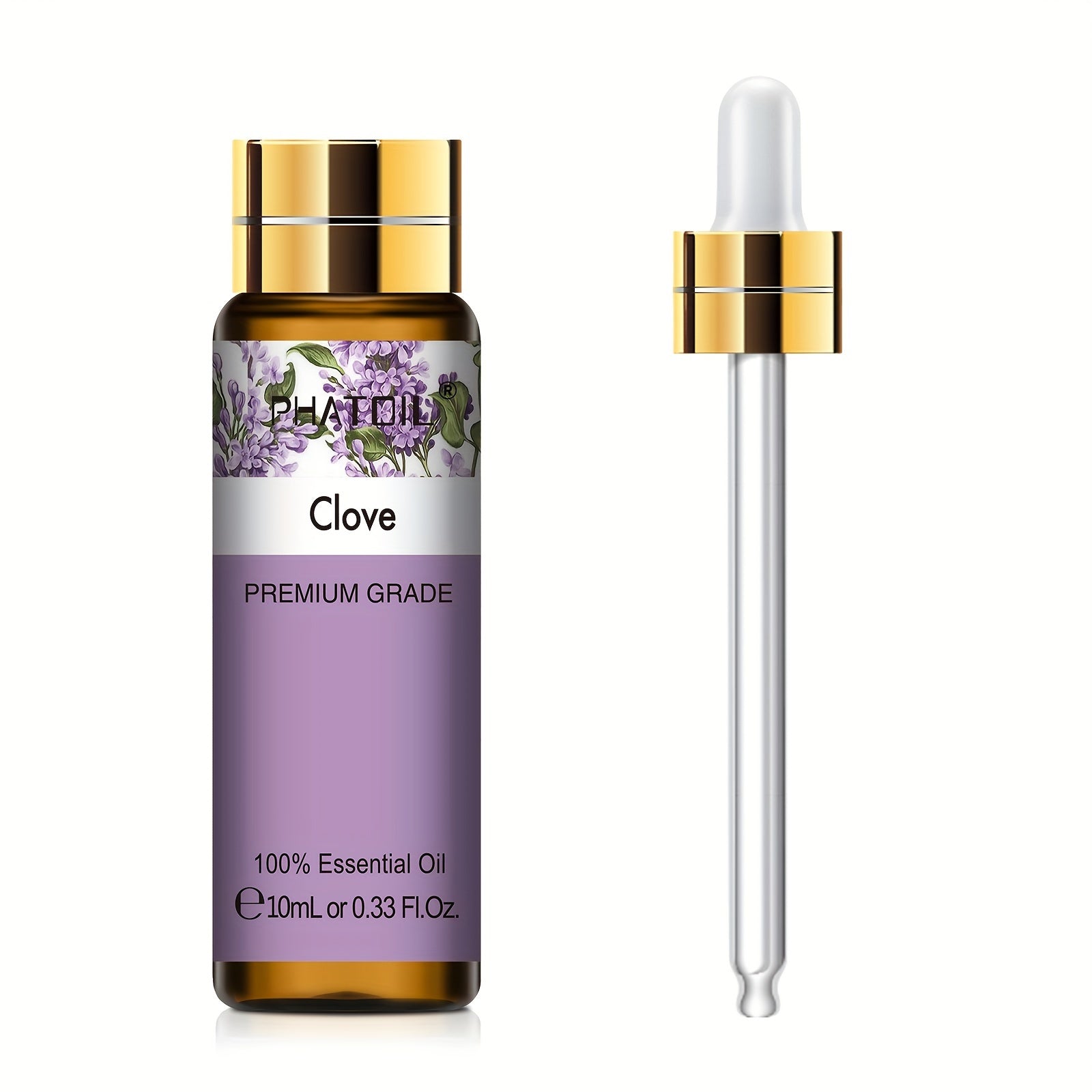 PHATOIL Efir moyi Yagona 10ml - Kayfiyatni ko'taruvchi aromaterapiya suvi, ko'p maqsadli foydalanish, yuqori sifatli, oqmas, UV nurlanishiga chidamli - 1 shisha