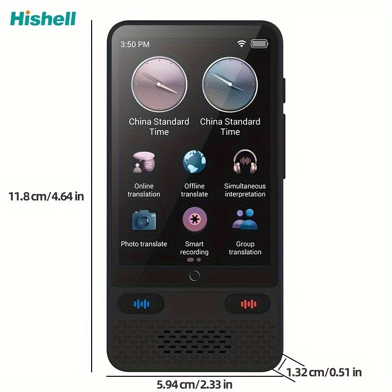 Ikki tomonlama real vaqt rejimida ovoz tarjimoni, 138 ta til uchun oflayn qo'llab-quvvatlash va 8.99 sm HD sensorli ekran bilan. Sayohat, biznes va o'qish uchun ideal.