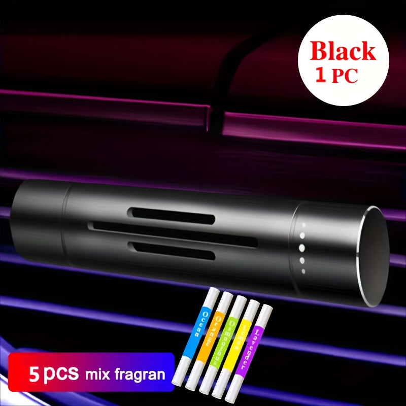 Car Air Outlet Aromatherapy Diffuser with 5 Scent Variants and Essential Oil Tablets