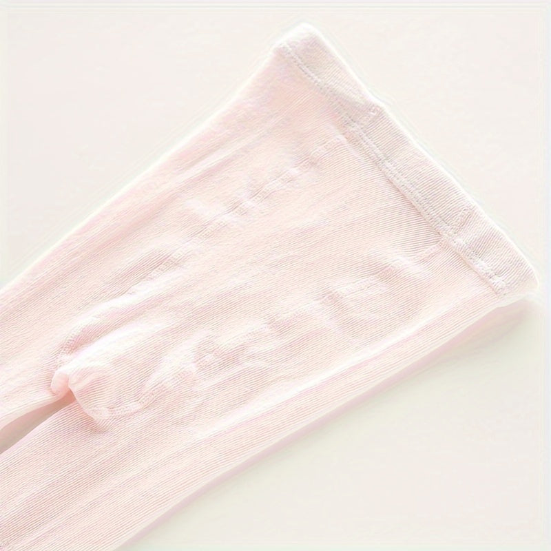 Girls' Summer Mesh Thin Tights Set of 1/2/3 for Little Girls Cotton Comfortable Outdoor