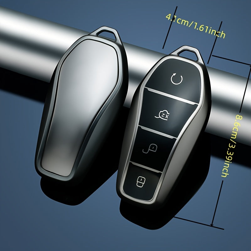 Universal TPU Car Key Cover Black Scratch-Resistant Anti-Fall Protection