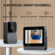 10.92cm Wireless Indoor Security Camera with Night Vision and Two-Way Audio