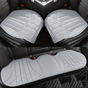 3pcs Polyester Fabric Car Seat Covers Universal Rear Breathable All-Season