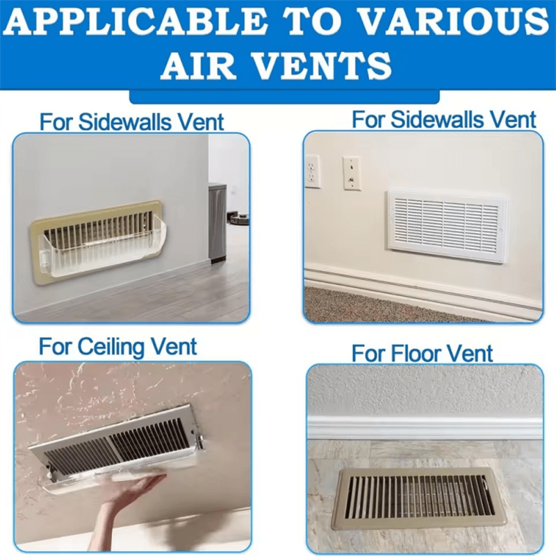 Adjustable Magnetic Vent Deflector for AC Units and Walls, Anti-Drip Design