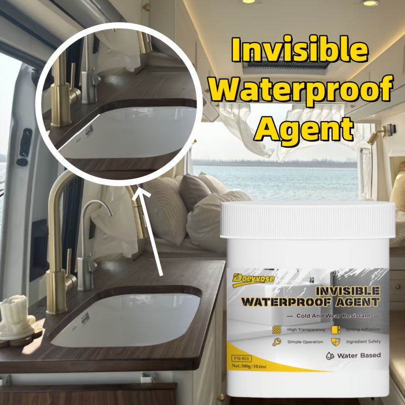 Invisible Waterproof Sealant for Surfaces Roof Floor Window Sink Shower RVs