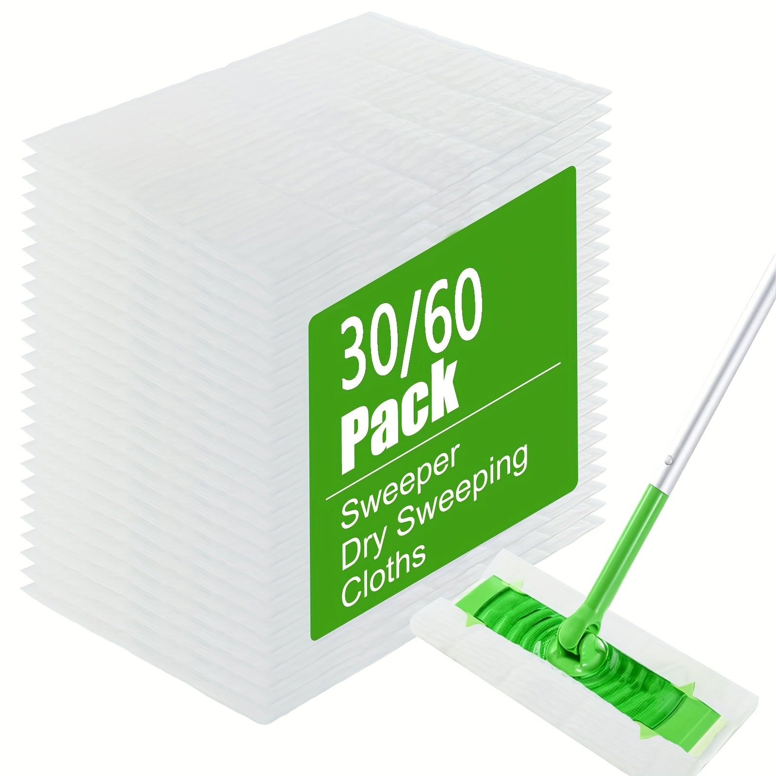 Disposable Mop Pads for Floor Cleaning Machines, Absorbent and Easy to Use