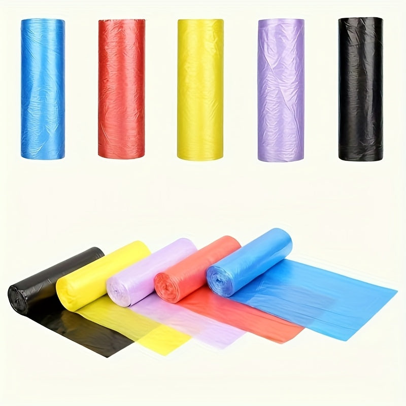 100 ta bir foydalanishlik chiqindi sumkasi 45x50cm, uy, ofis va avtomobil uchun ko‘p maqsadli