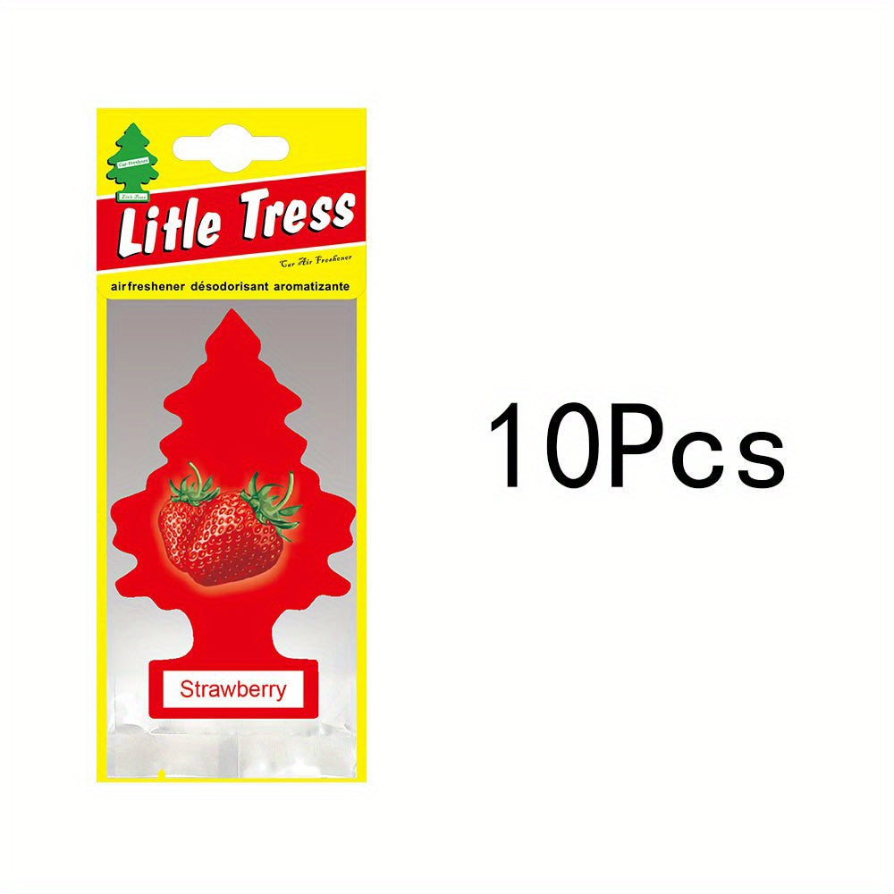 Car Air Freshener Hanging Paper Tree for Home or Vehicle Scented Decor