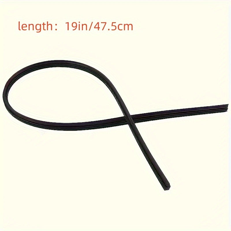 Universal Car Wiper Blade Rubber Strip Durable 10.6mm Quiet High-Quality