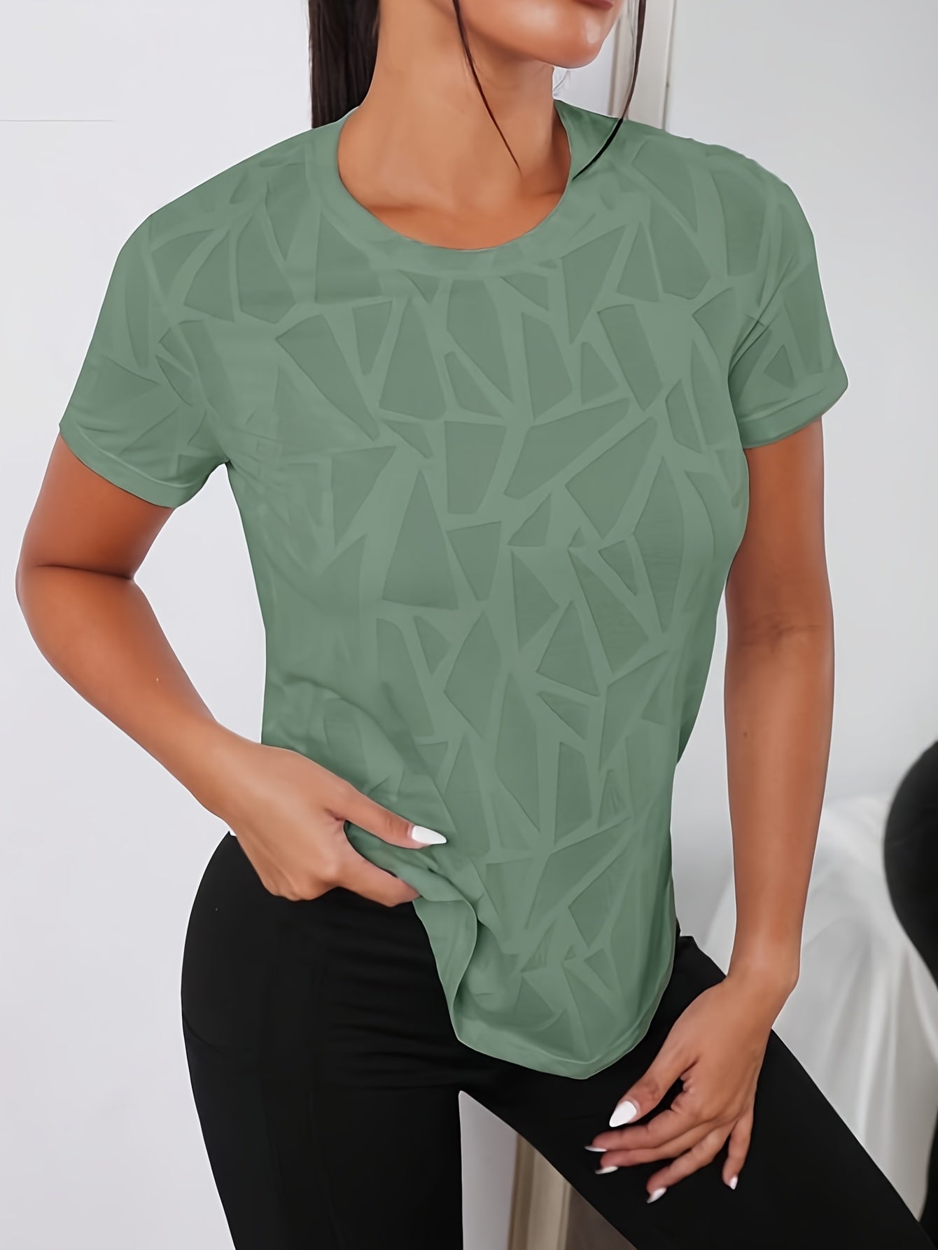 Adult Mesh Sweatshirt Large Size Breathable Sports Top