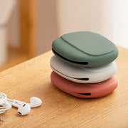 Bolsa de almacenamiento de silicona para cables y cargadores, organizador para uso en el hogar