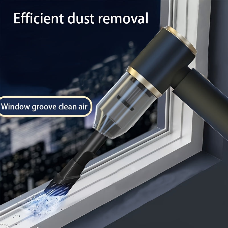 Беспроводной ручной пылесос с ультра-большой мощностью всасывания для легкой уборки дома в любое время.