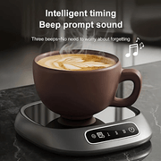 Touch Screen Heating Cup Mat USB Powered 3-Speed Temperature Control for Hot Drinks