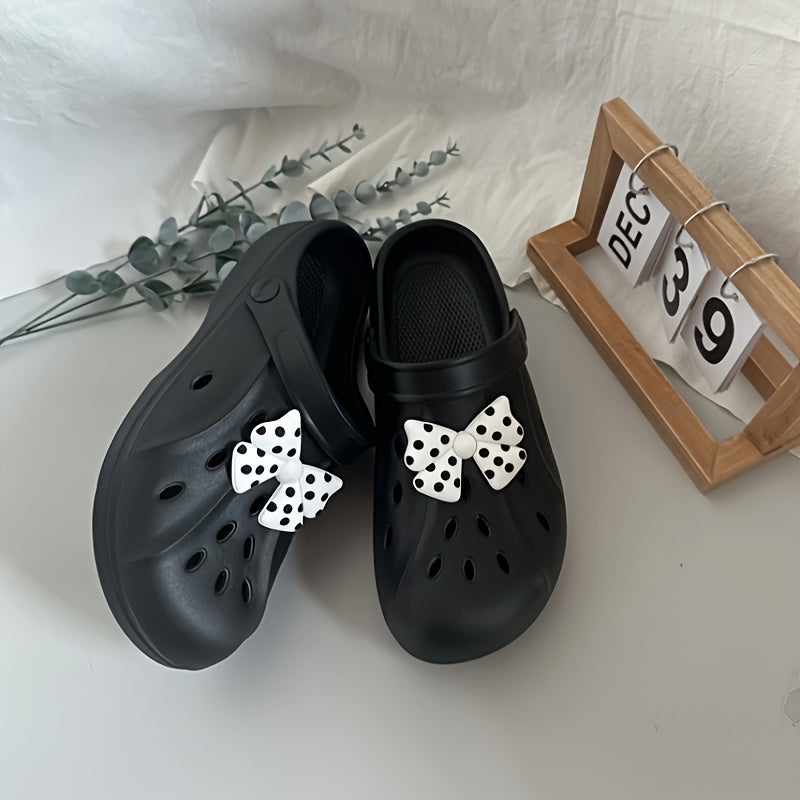 Women's EVA Mules Lightweight Breathable Slip-On Clogs All-Season Solid Color