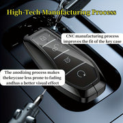 Car Key Case Aluminum Alloy Lightweight Seamless Fit for Qin Plus Song Plus Tang DMI Han Yuan