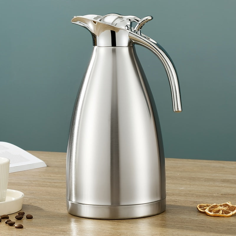 24 soat issiq yoki sovuq saqlovchi vakuumli izolyatsiyalangan zanglamaydigan po'latdan tayyor kofe qozoni