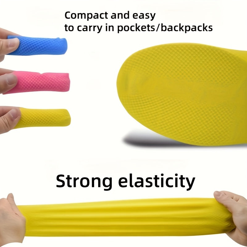 Uniseks lateks suv o'tkazmaydigan yomgʻir poyabzali, qayta ishlatiladigan, sirpanmaydigan poyabzal qoplami