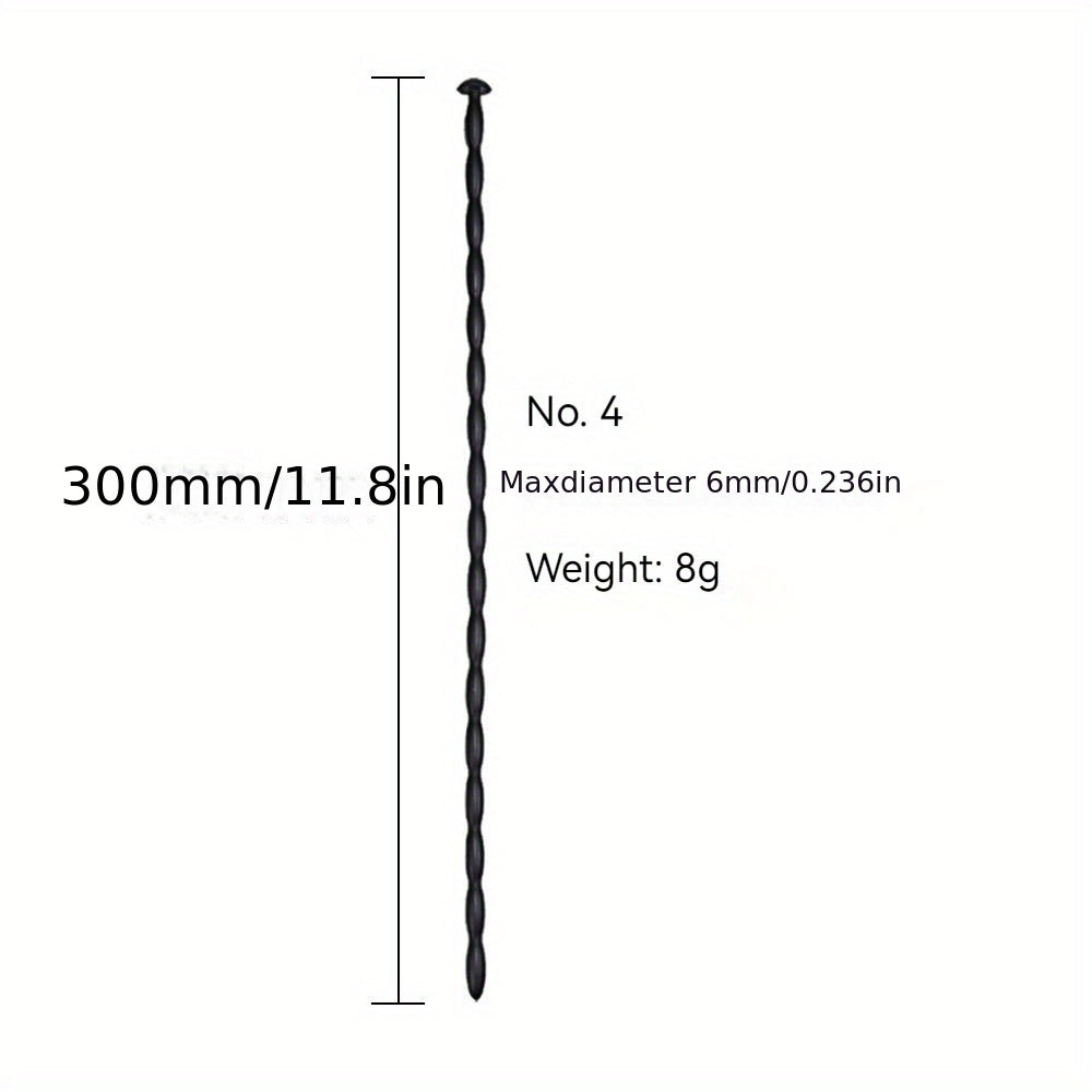 Erkaklar uchun Silikon Bead Ot Ko'zli Qalam Stimulyatsiya Qiluvchi Tashvishlantiruvchi Sex O'yinchoqi