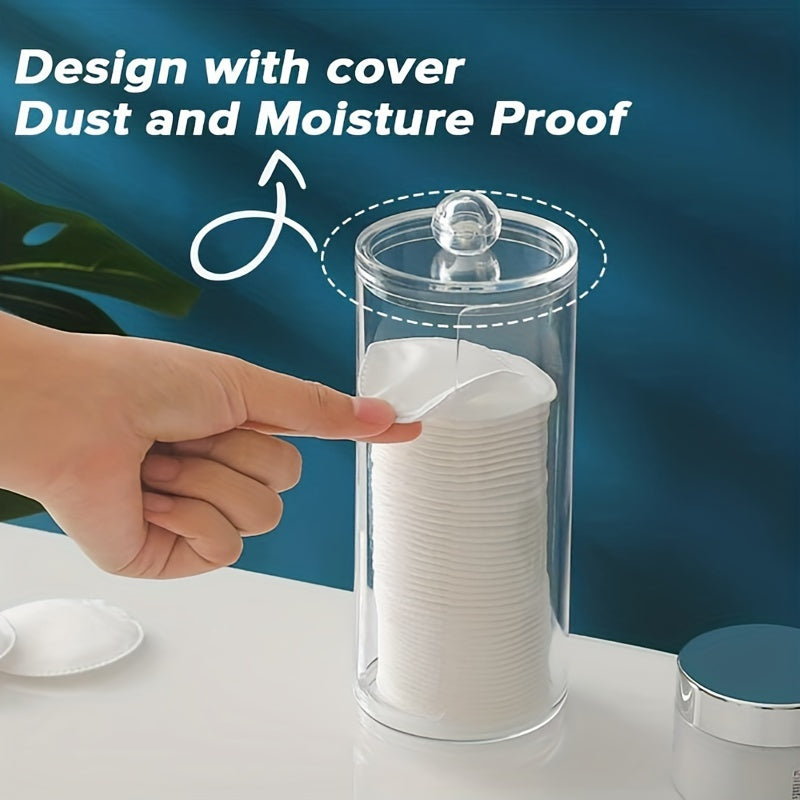 Organizador de lazo para cabello de acrílico y cosméticos para almacenamiento en la encimera del baño