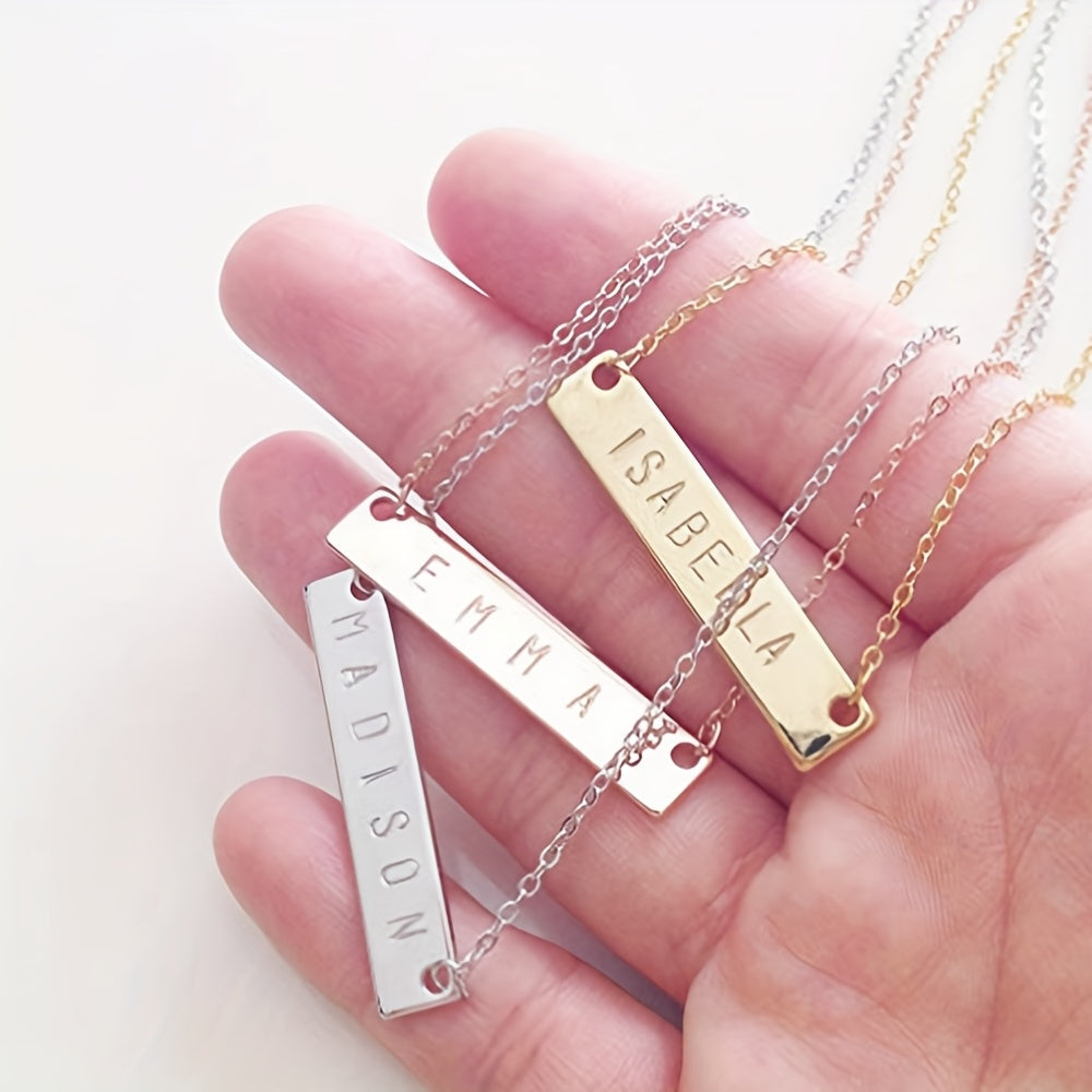 Sterling Silver Name Pendant Necklace Heart Detail 18K Gold Plated Jewelry