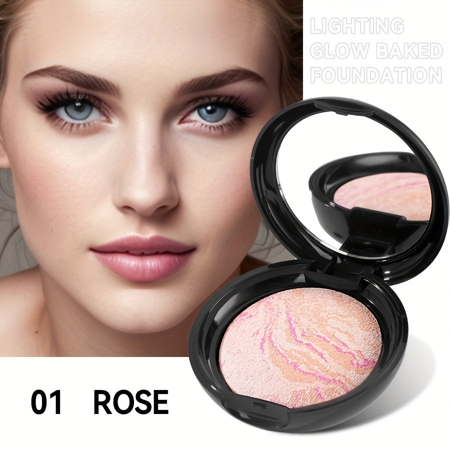 Girl's Long-Lasting Baking Powder Foundation Natural Finish 24H All Skin Types