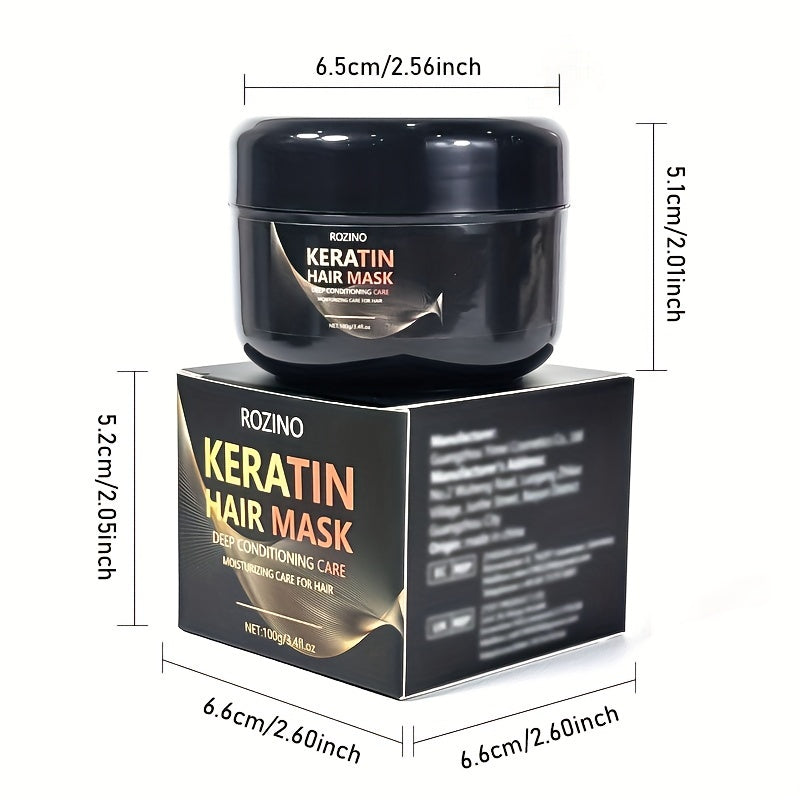 5-Piece Keratin Hair Care Set with Shampoo Conditioner Hair Mask and Essential Oil for Normal Hair