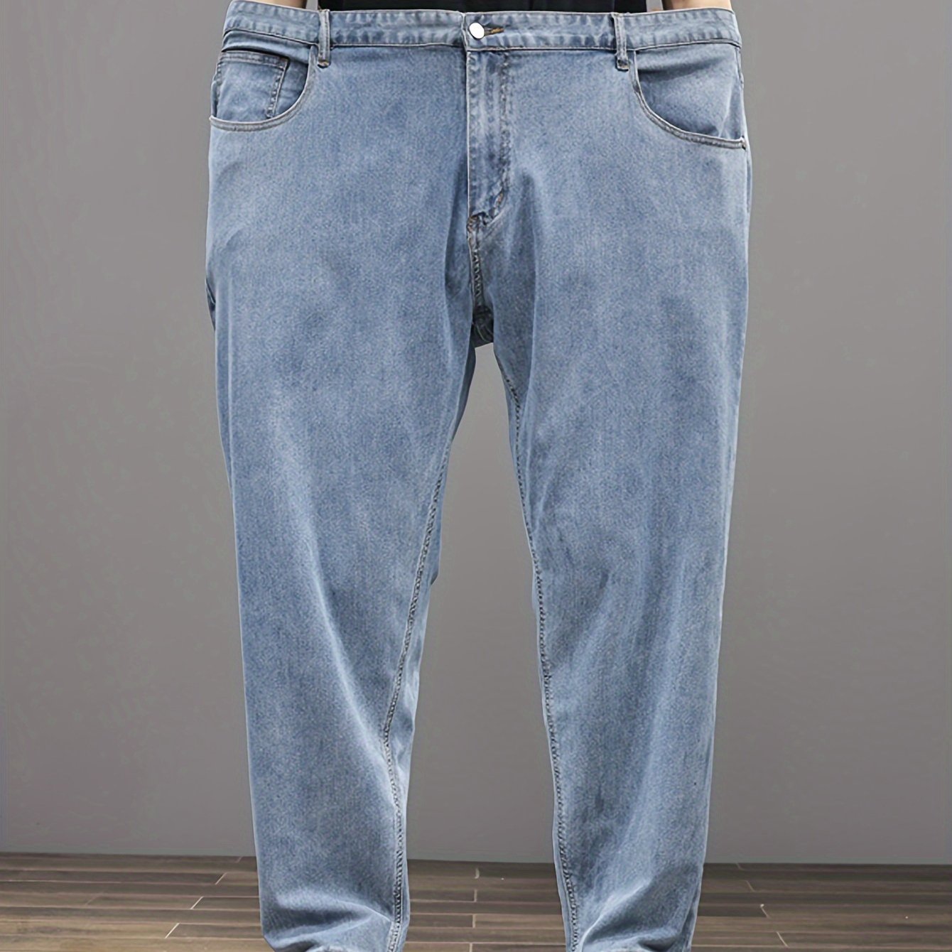 Men's Cotton Loose Fit Casual Cargo Pants in Plus Sizes