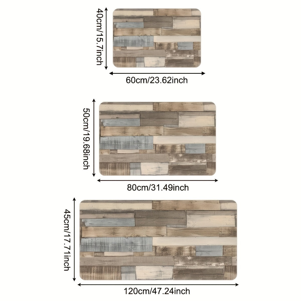 Alfombra antideslizante y absorbente para suelos en dormitorios y cocinas de hogar