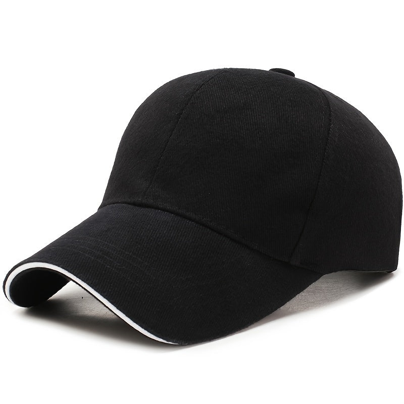 Unisex Cotton Baseball Cap for Outdoor Sports and Camping