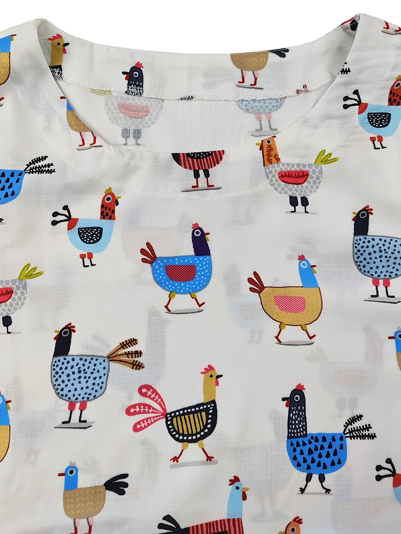 Ayollar uchun katta o'lchamdagi paxta maxi kiyi, cho'ntaklar bilan, hayvonot bosimi, yozgi uslub