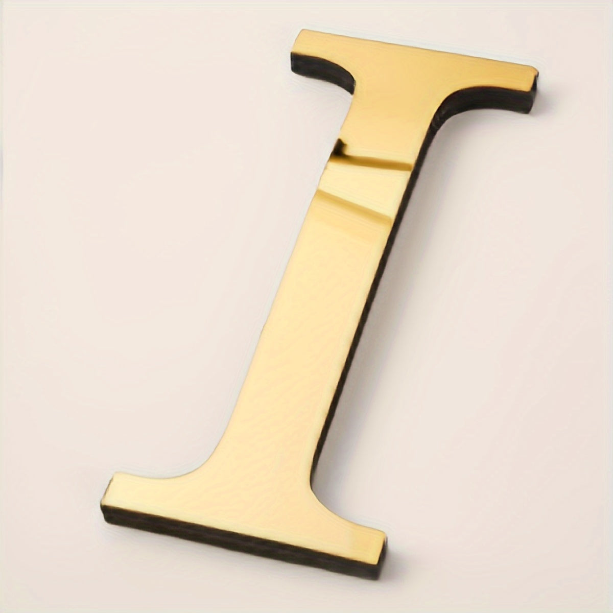 3D Acrylic Mirror Wall Decals Alphabet Stickers Gold Silver Self-Adhesive Modern Home Decor