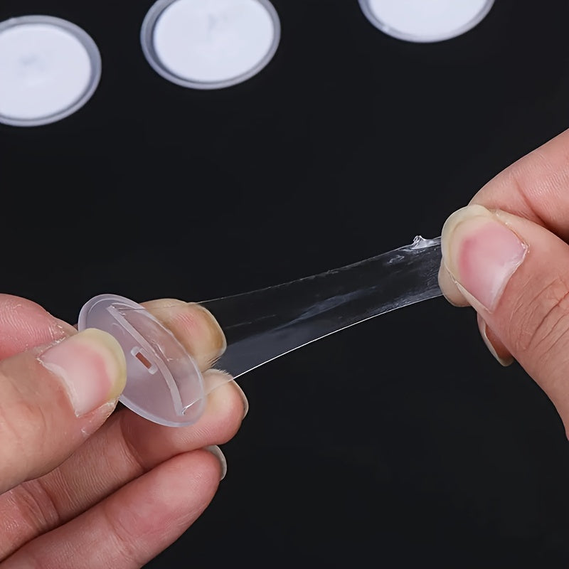 50pcs Self-Adhesive Ceiling Hooks for Christmas Decor and Hanging Items