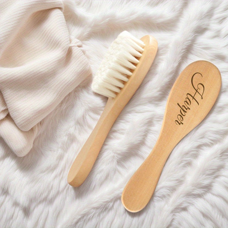Baby GirlBoy Personalized Engraved Hairbrush Baby Shower Gift Keepsake