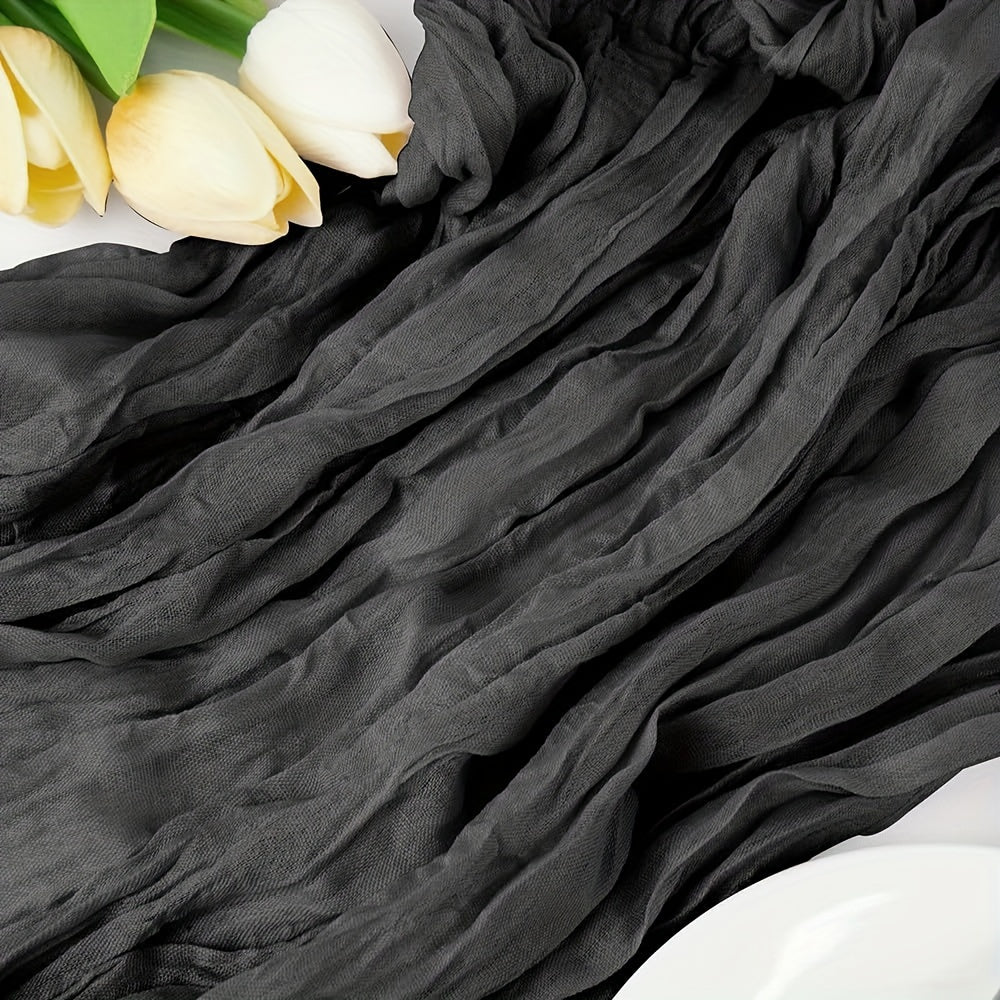 Set of 5 Handmade Polyester Table Runners for Weddings and Events