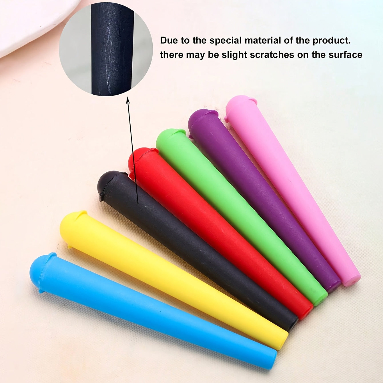 10pcs Plastic Storage Tubes for Pre-Rolled Cones, Sealed, Colorful, Travel
