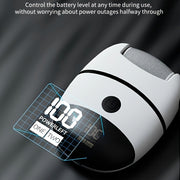 Electric Foot File Set with Digital Display Rechargeable Pedicure Tool for Dead Skin Removal and Callus Care