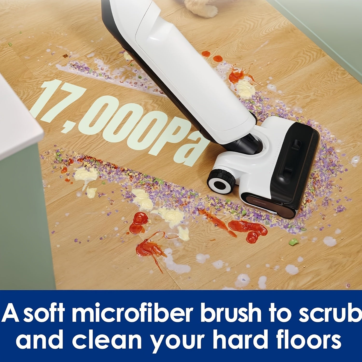 6pcs Vacuum Cleaner Replacement Kit with Roller Brushes and HEPA Filters for Handheld Wireless Vacuums