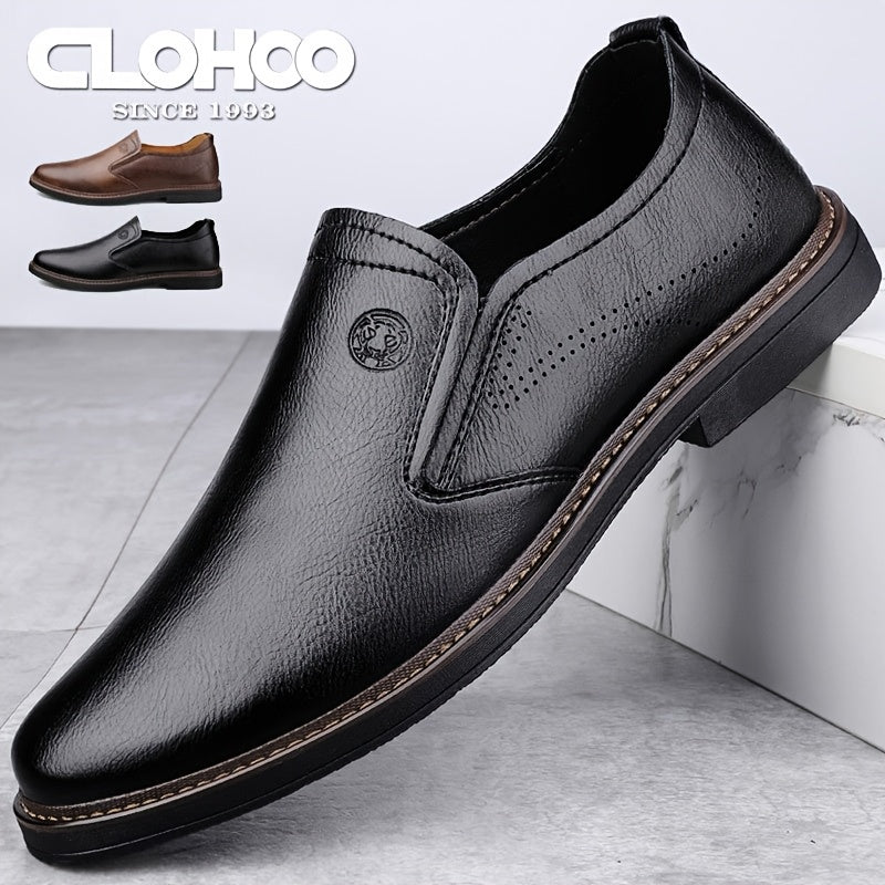 Men's Split Loafers Breathable Design Soft Rubber Sole Casual All-Season