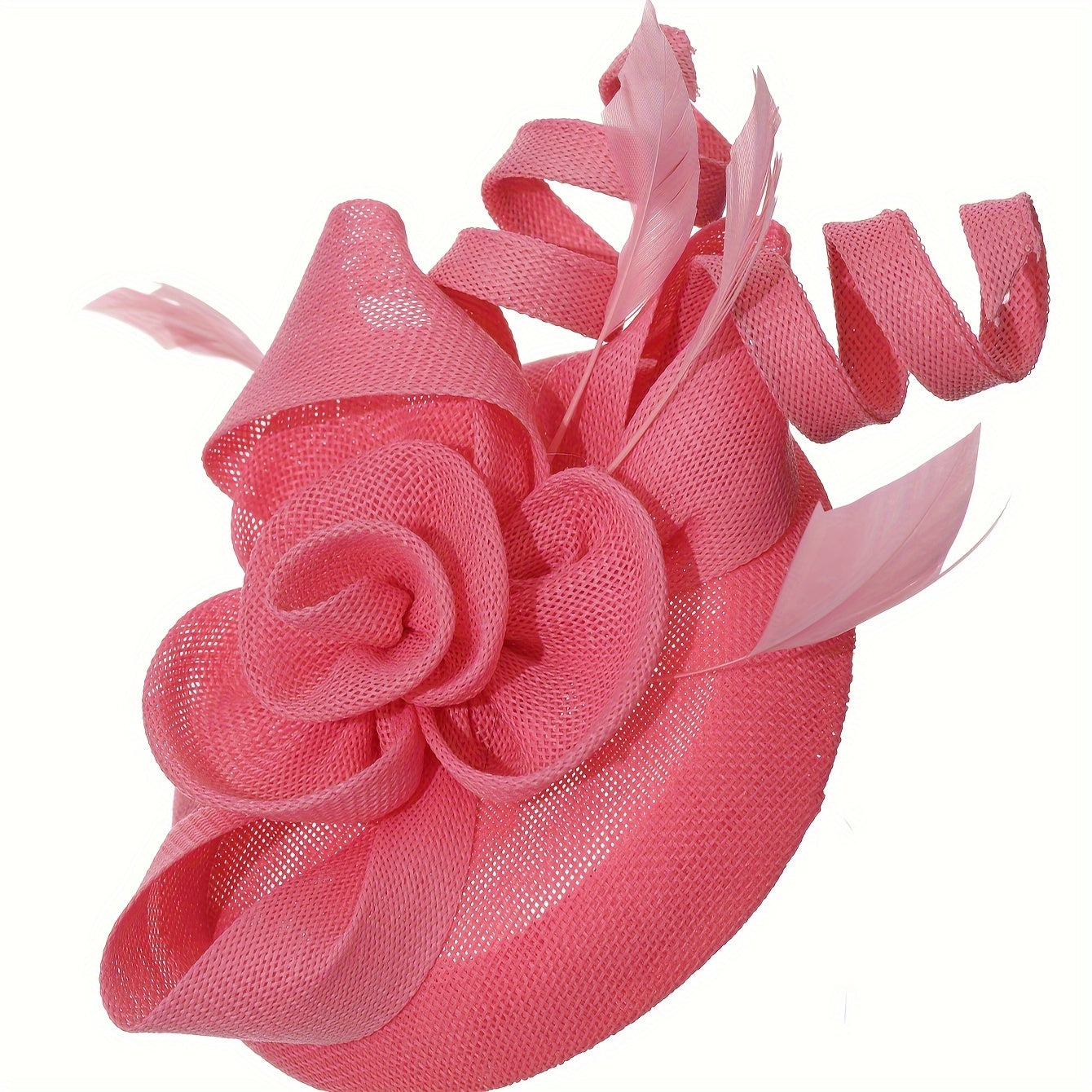 Ayollar uchun vintage linen yuqori qalpoq va sun'iy mo'ynali soch aksessuari