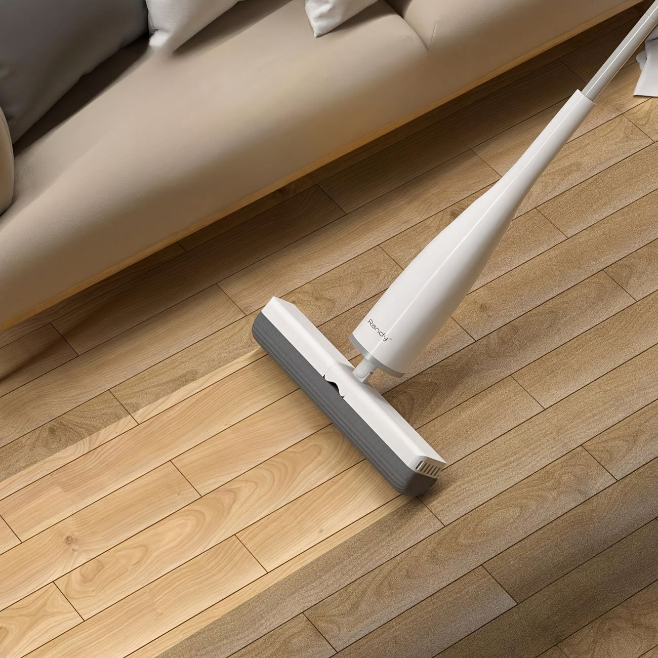 Multi-Functional Stainless Steel Dual-Action Rotating Mop for Wet Dry Cleaning