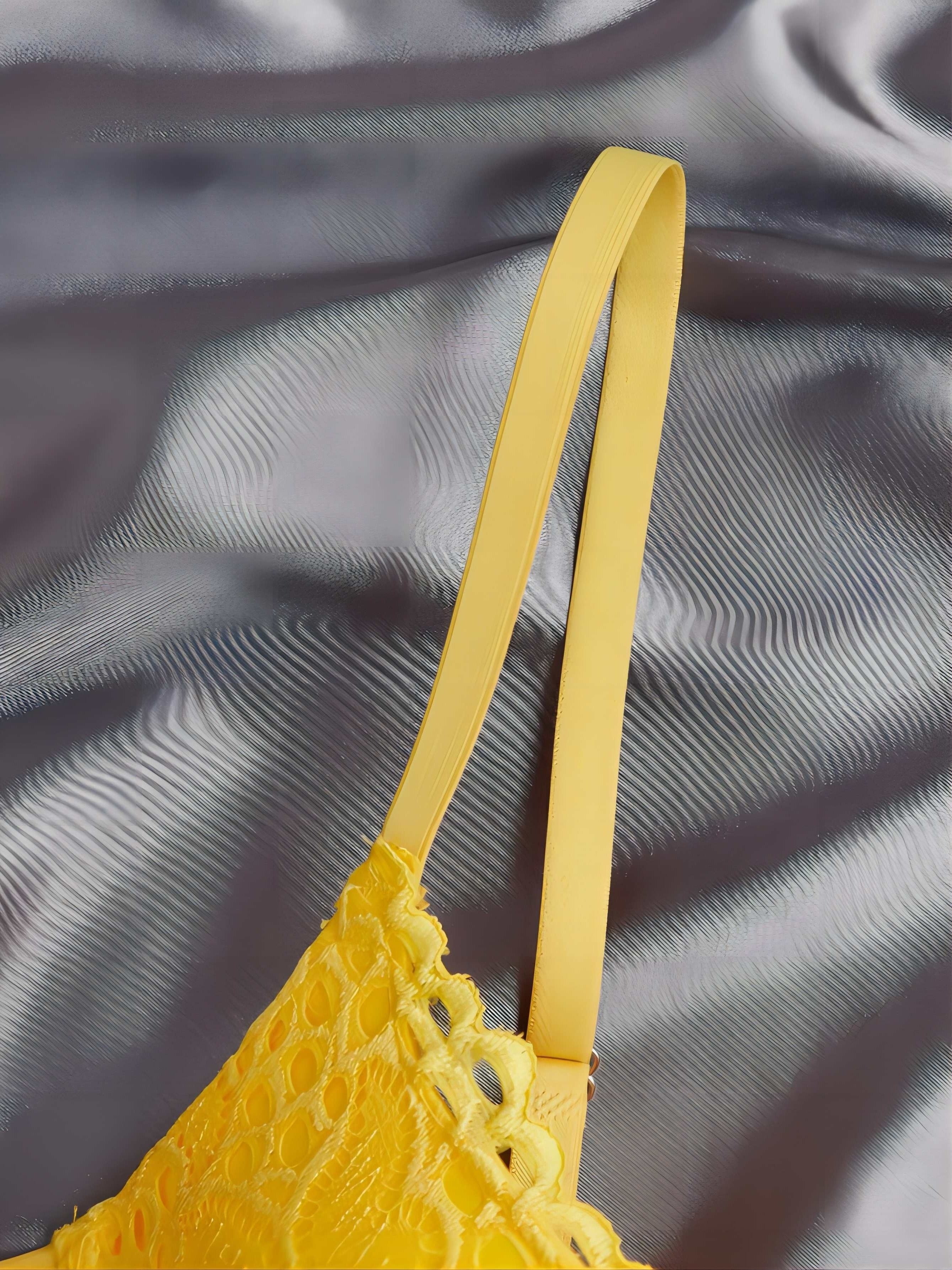 Women's Lace Push Up Bra with Removable Pads High Support Nylon Knit Solid Color