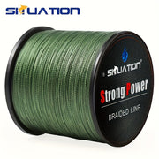 Ultra-Durable 499.87m PE Braided Fishing Line 4-Strand Anti-Abrasion Long Cast