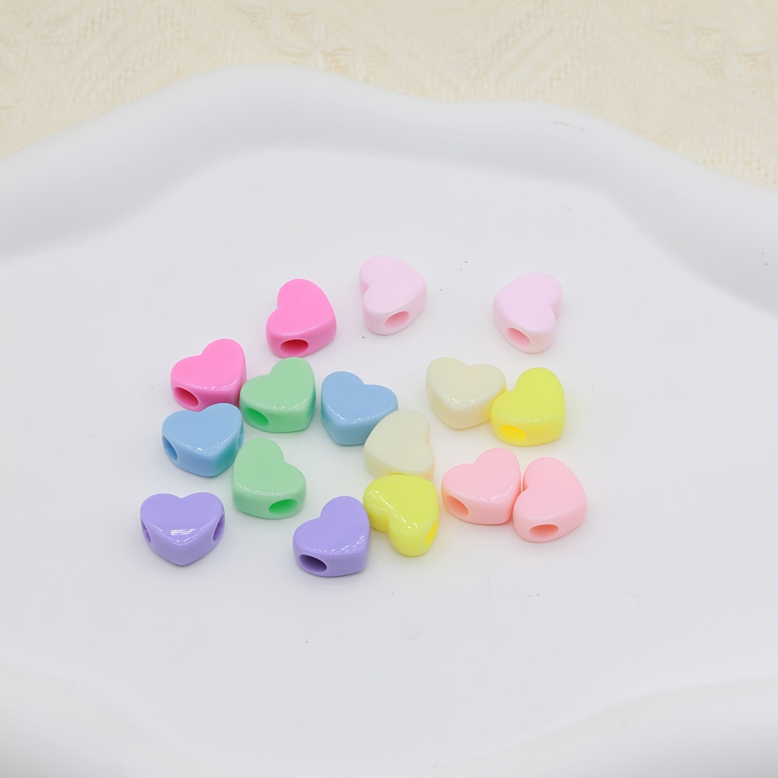 Kids Girl Colorful Heart Shoe Lace Charms 16Pcs Set