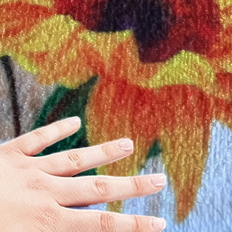 Thick Plush Geometric Memory Foam Bath Mat Non-Slip Washable Rug