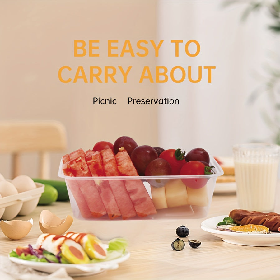 50 BPA-Free Plastic Food Storage Containers with Leakproof Lids 13/20/26oz Stackable Microwave Safe