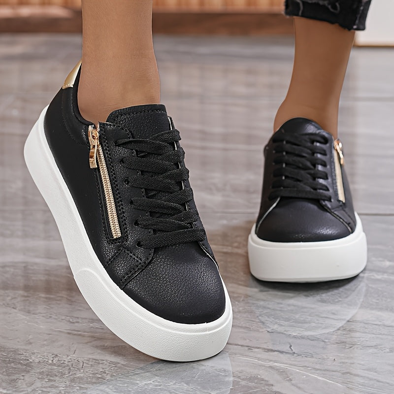 Women's Casual Low-Cut Lace-Up Shoes Lightweight All-Season