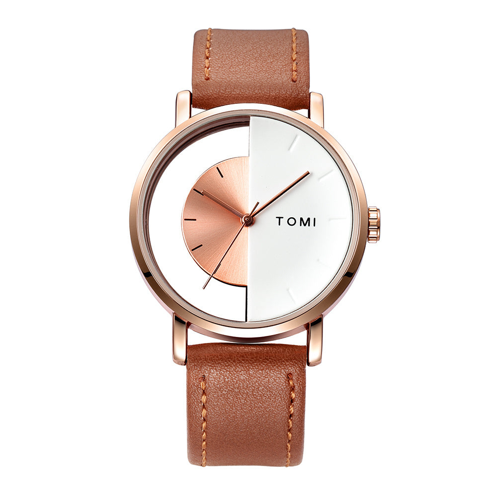 Women's Elegant Hollow Strap Watch for Ladies Stylish Jewelry Timepiece